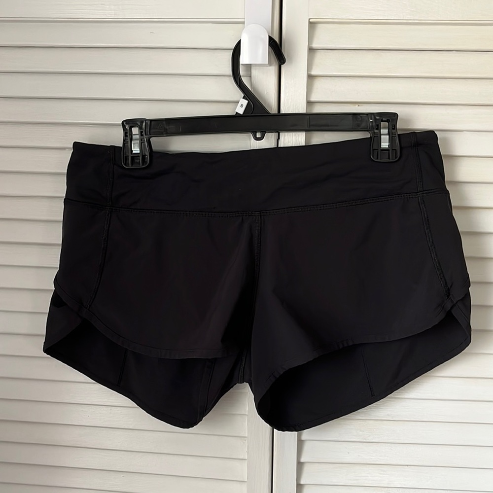 Lululemon Black Speed Up Shorts